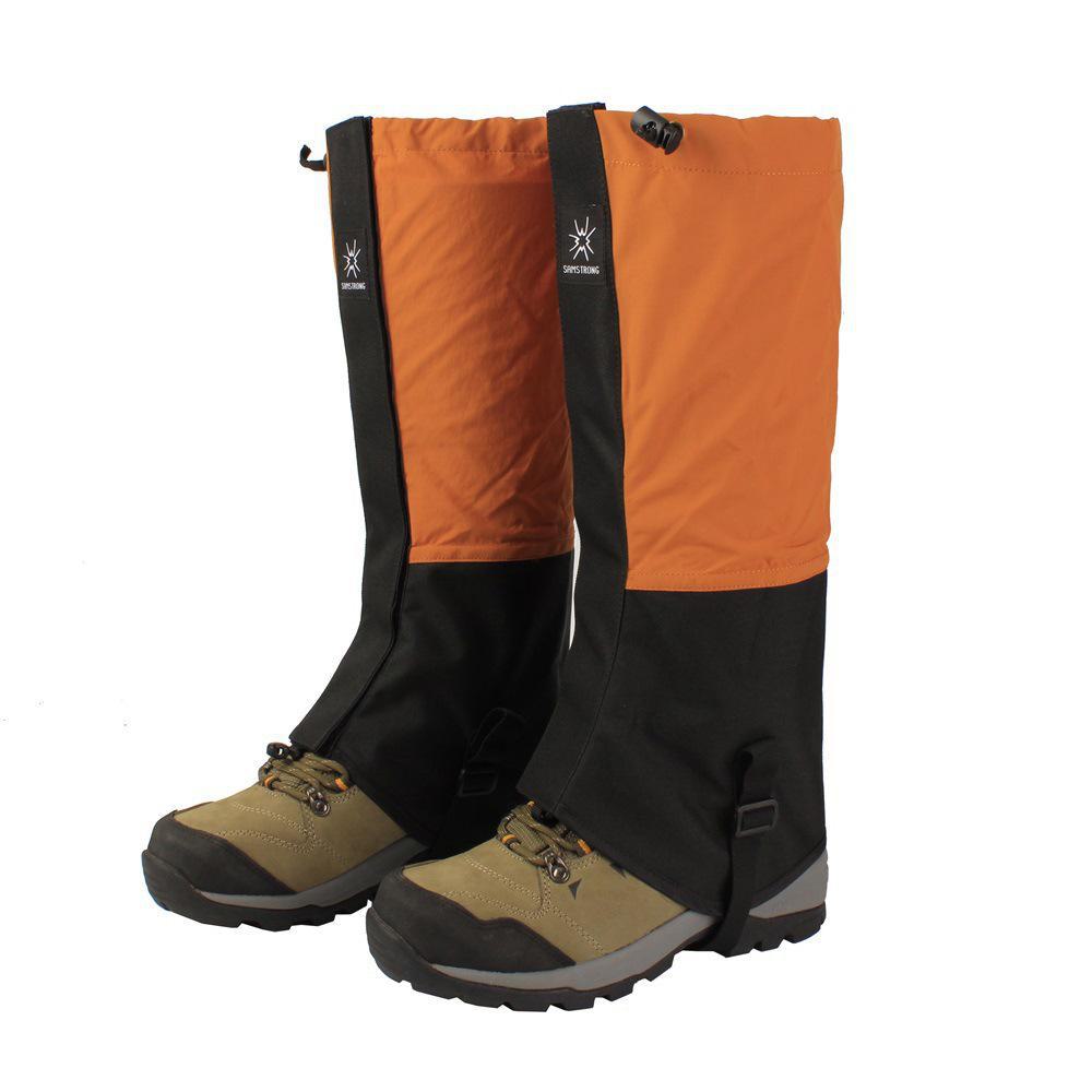 "Waterproof Anti-Sand Shoe Covers: Outdoor Mountaineering, Hiking, Ski Equipment for Men, Women, and Children"
