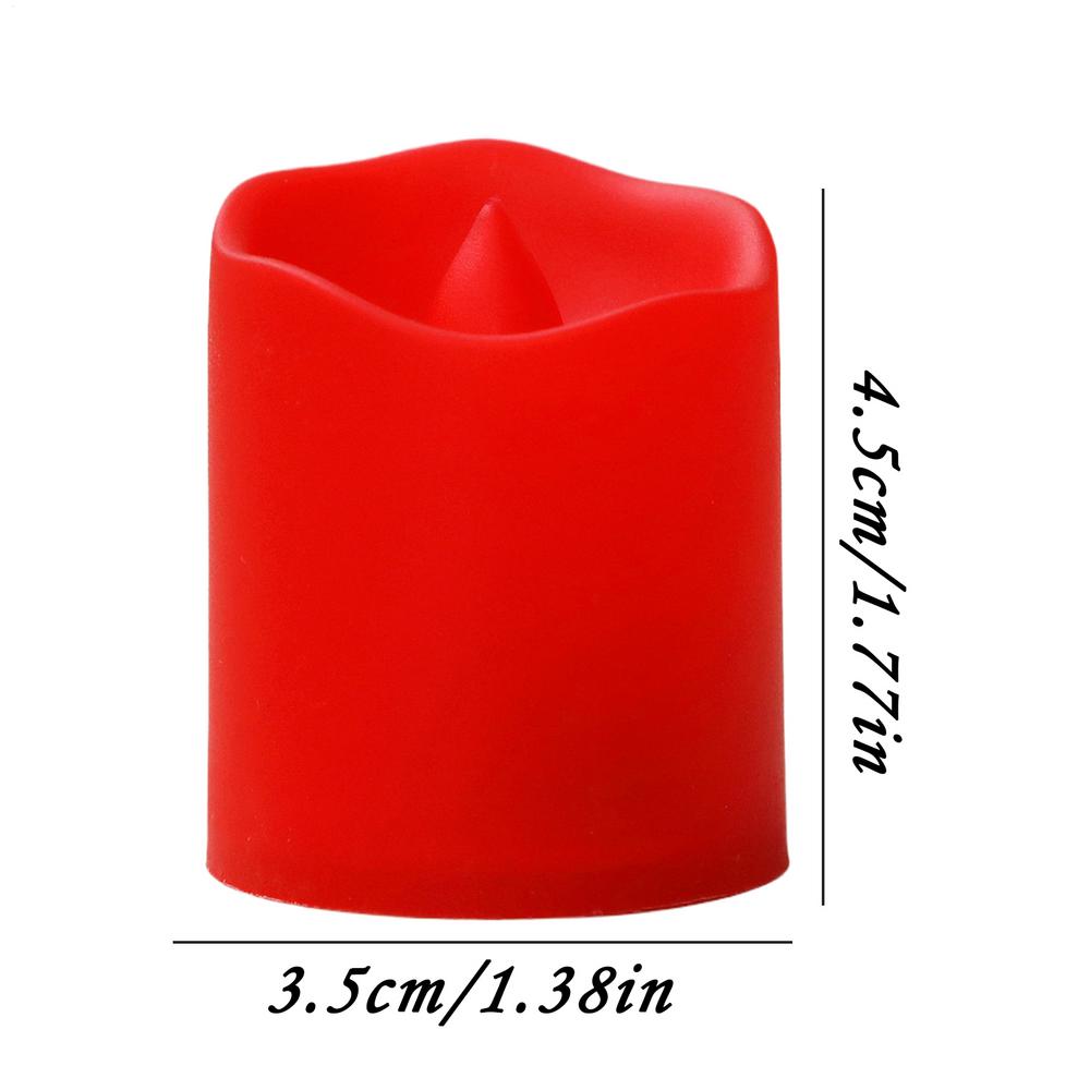 Flameless LED Candles Battery Operated Warm Lights Electric Candles Tealight For Home Holiday Party Christmas Wedding Decoration