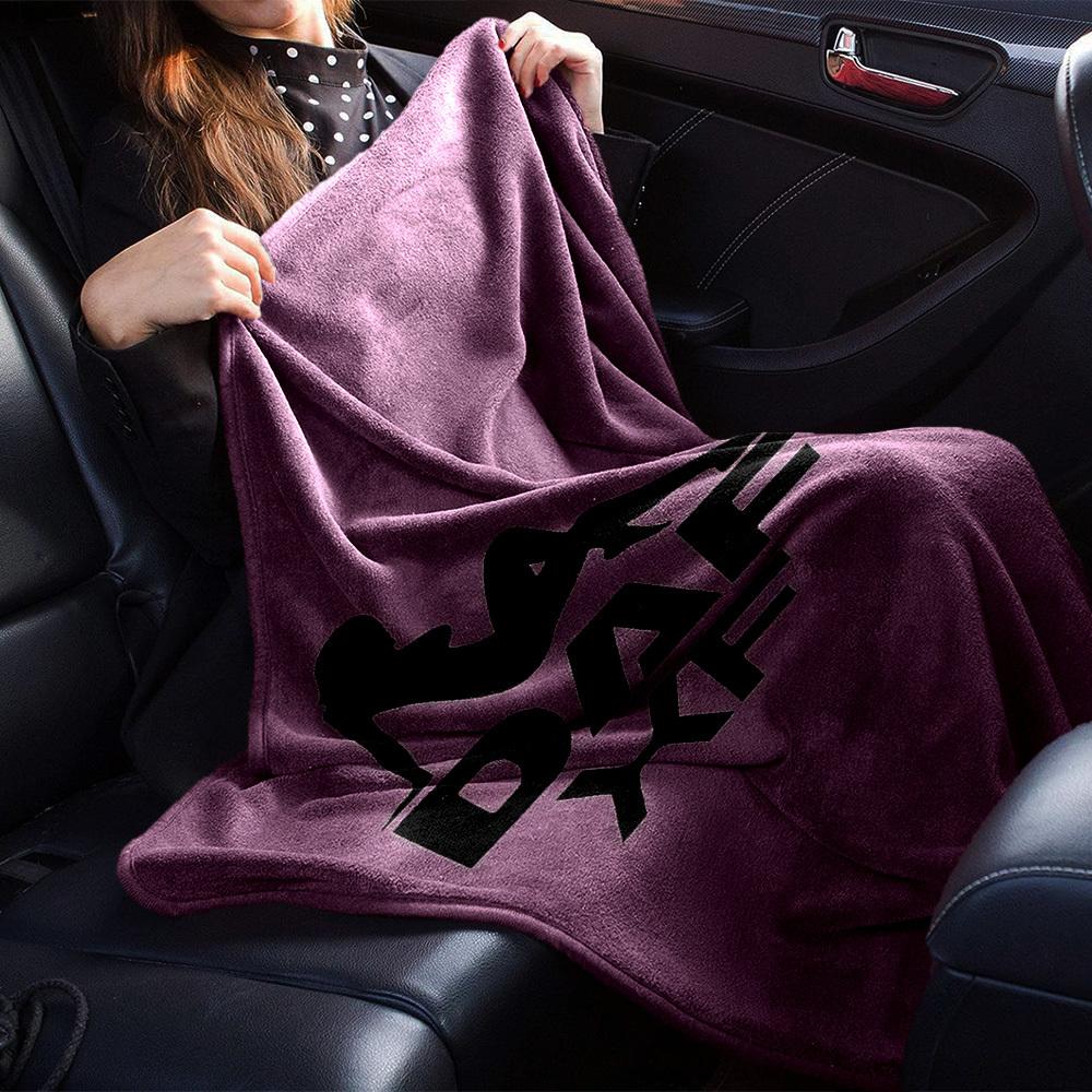 1pc DAF XF Soft Flannel All Season Throw for Home, Office, Outdoor UseDurable Comfort Soft Warm Throw for Home