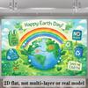 2D Happy Earth Day Tapestry, Recycle & Save The Earth Classroom Decor