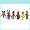 Fascinantes 6 Peças Fnaf Five Nights At Freddy's Figuras de Ação Para Fãs Entusiasmados