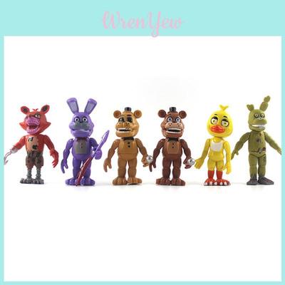 Boeiende 6-delige Fnaf Five Nights At Freddy's Actiefiguren Voor Enthousiaste Fans