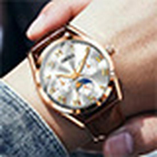 Men's High-End Six-Hand Quartz Watch for Cross-Border Business