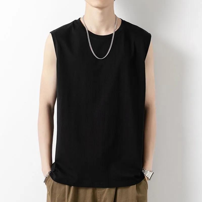 

Men s Summer Oversized Tank Top Sleeveless, Loose-Fit Crew Neck Solid Color Base Layer 6XL