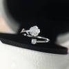 2023 High-End 925 Sterling Silver Rose Ring: Women's Luxury Open Band for Index or Pinky Finger