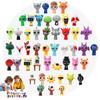 MORISHOP Spranky Figures, Doll Toys, Collectibles, Figures, Plastic Models, Game Characters, Character Collections, 3-4cm Tall (48-Pack) [Used]