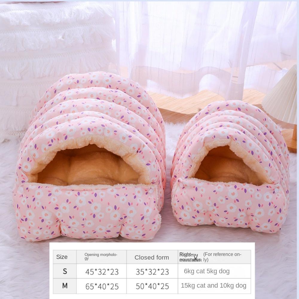 Winter Sleeping Bag Nest Fleece Cotton Cat Bed Cave New Cat Sleeping Bag  Gifts