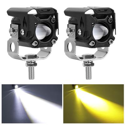 KAWELL 40W Motorcycle Fog Light, Work Light, LED Mini Rectangular Spotlight, Motorcycle Auxiliary Light,