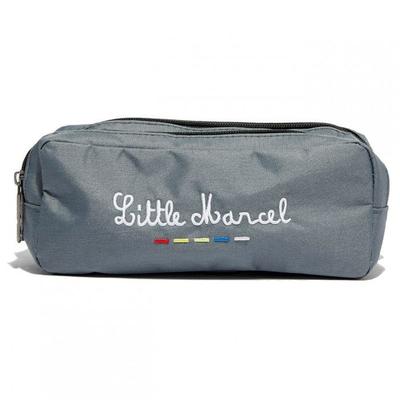 Little Marcel Double Pencil Case 2 Compartments 8879/Grey
