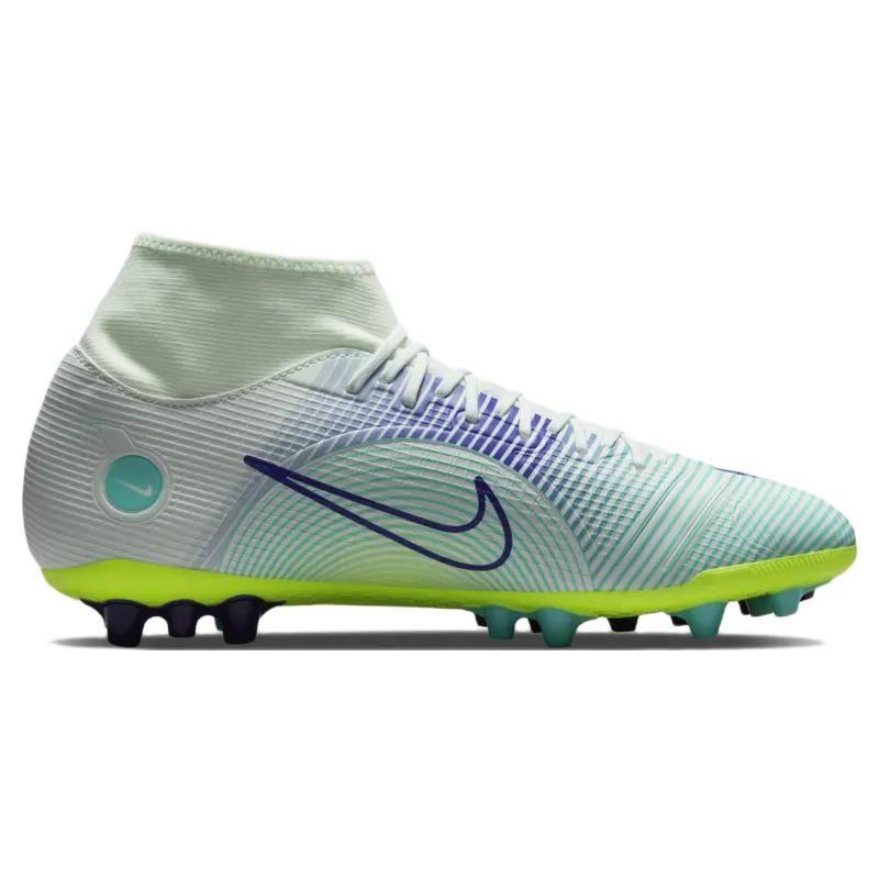 Nike Mercurial Superfly 8 Academy MDS AG Soccer Shoes Men Soccer Shoes Yellow Purple Green DN3780-375