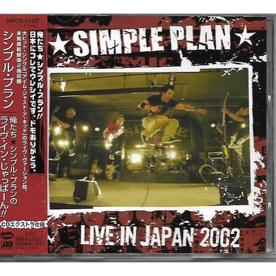 CD SIMPLE PLAN - Live In Japan 2002 WPCR11437 Lava 2003 Japan ObiRock Used