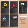 3D Dried Flower Handwritten Greeting Card for Teacher's Day, Love Letters, or Birthday – Perfect for Couples