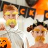Self Adhesive Fake Beard Yellow Color Cosplay Outfit Accessories Mustaches Set  Outfit Styling