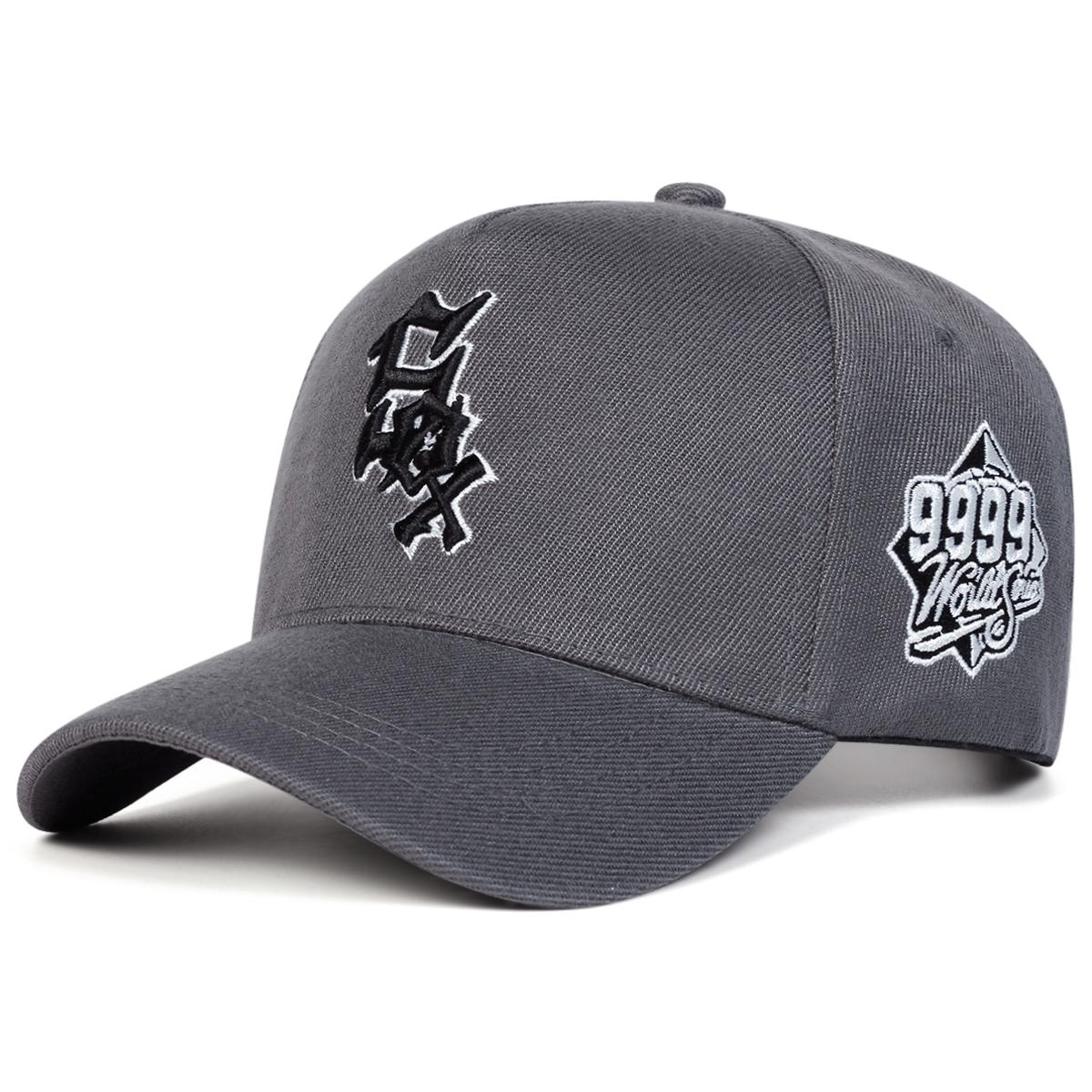 

Unisex SOX Letter Embroidery Baseball Caps Spring Autumn Outdoor Adjustable Casual Hats Sunscreen Hat Sports Cap темно серый