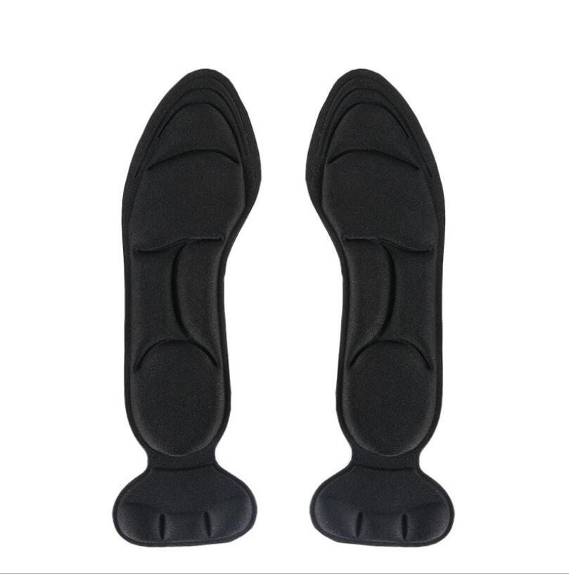 

Жіночі потовщення масажні устілки, дихаючі, вбираючі піт, наклейка на каблук чорний