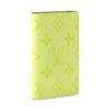 Louis Vuitton Logo Print Leather Card Holder Men Accessories Yellow M14113