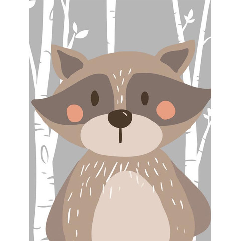 

5D DIY Алмазная картина животное полная круглая алмазная вышивка стразами картина мозаика искусство украшение дома подарочный набор Full Round 20x30CM