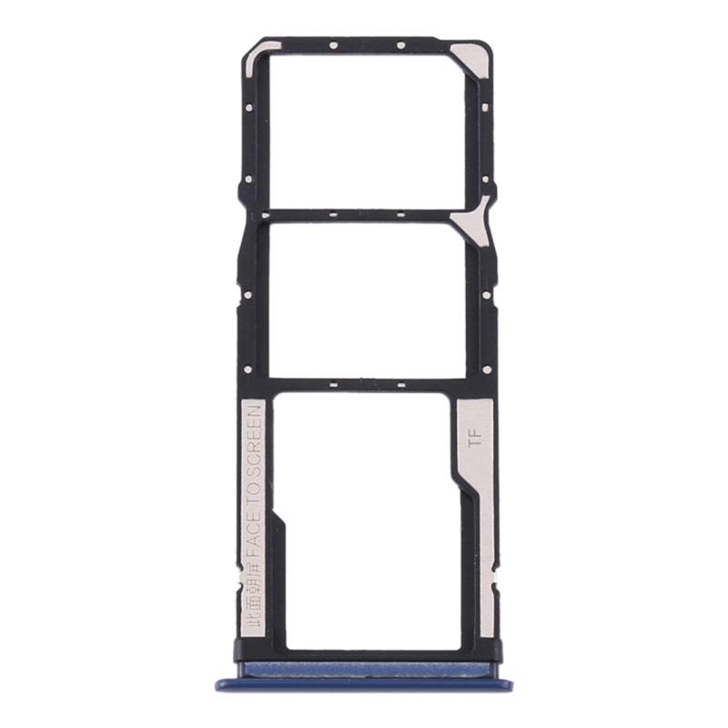 Dual SIM+TF Card Tray Holder Replacement (without Logo) for Xiaomi Redmi Note 9 (MTK Helio G85)/10X 4G