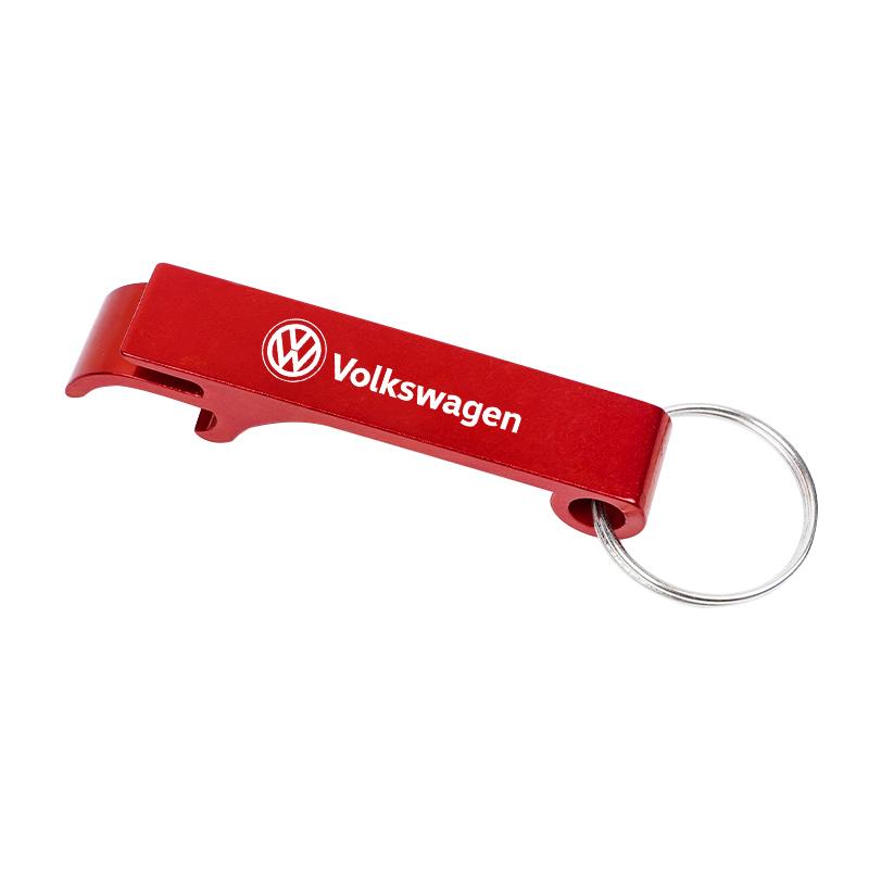 1Pcs Portable Beer Bottle Opener Keychain Accessories For VW GTI Polo Golf Passat B6 Tiguan Jetta T-ROC Touareg Taigo CC Hub Cap ulvn02