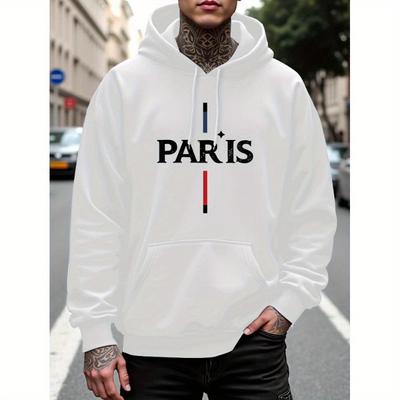 Breathable, Men's Hooded Sweatshirt, Ideal for Spring Autumn