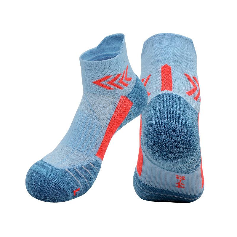 

Sports Socks Men S And Women S Marathon Running Socks Basketball Badminton Cycling Sweat-Absorbing Non-Slip Cotton Socks adult (39-44)