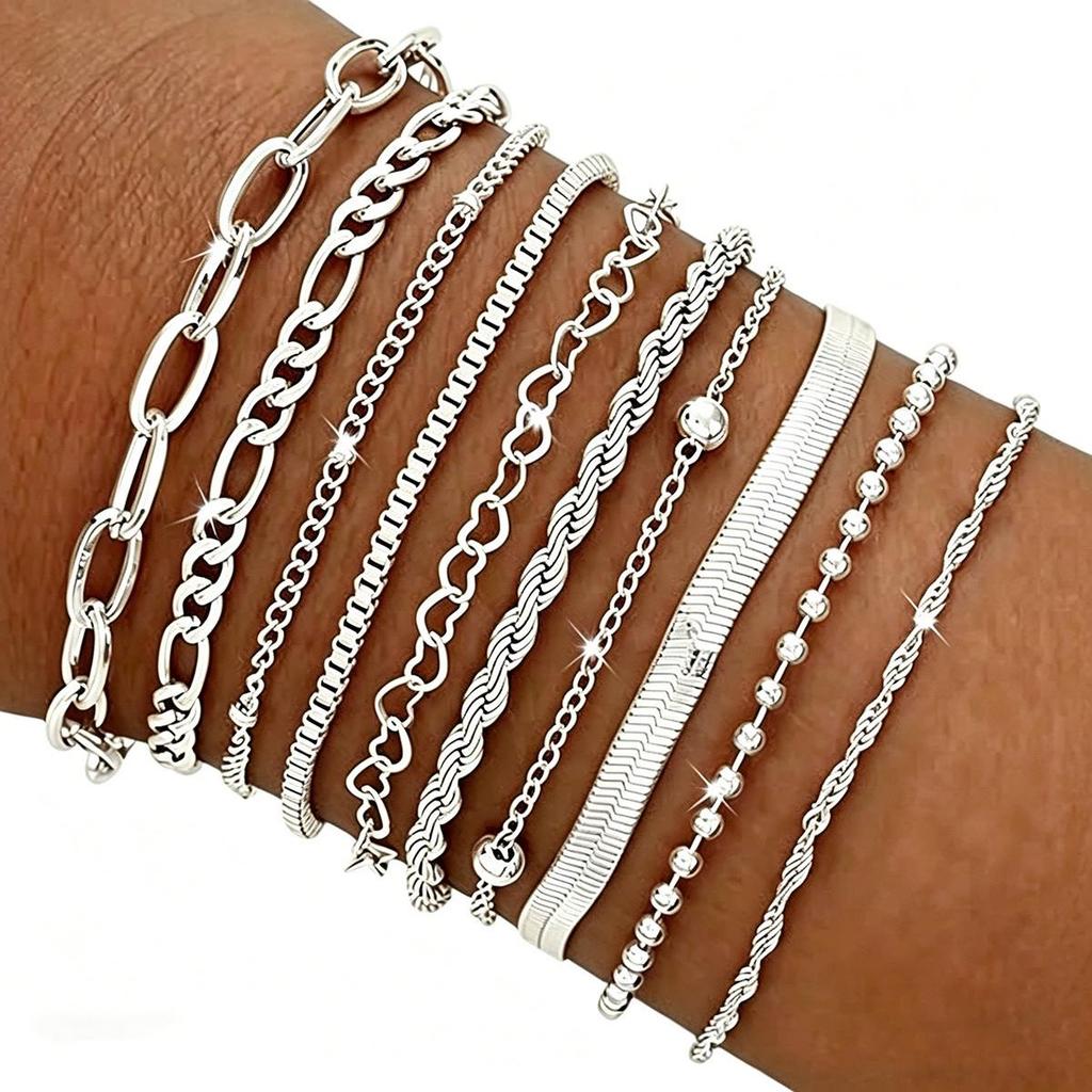 Elegant Zirconia Ring Bracelet: Versatile, Adjustable Finger Chain Jewelry for Women