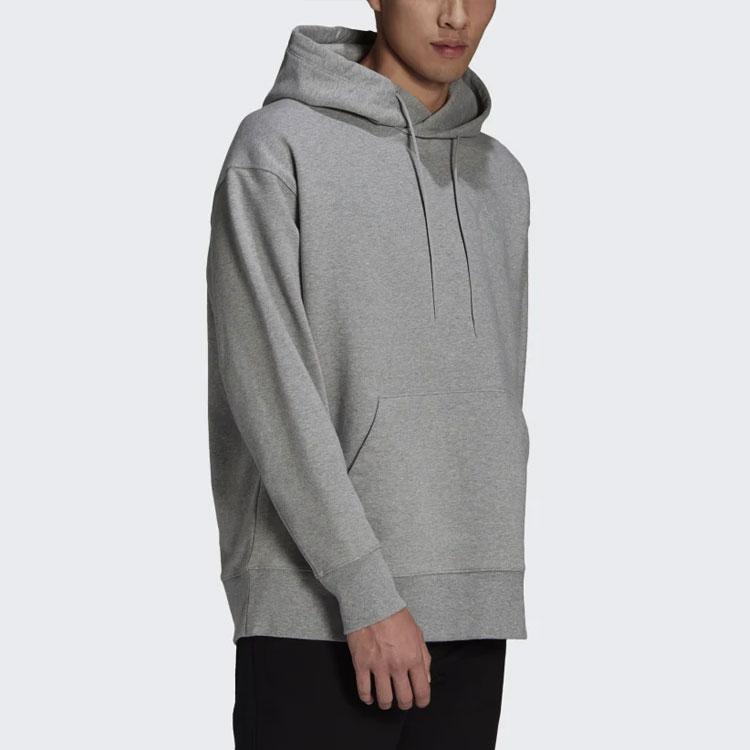 Adidas Y-3 Classic Brustlogo Hoodie Mittelgrau Heather Herren Streetwear GV4199