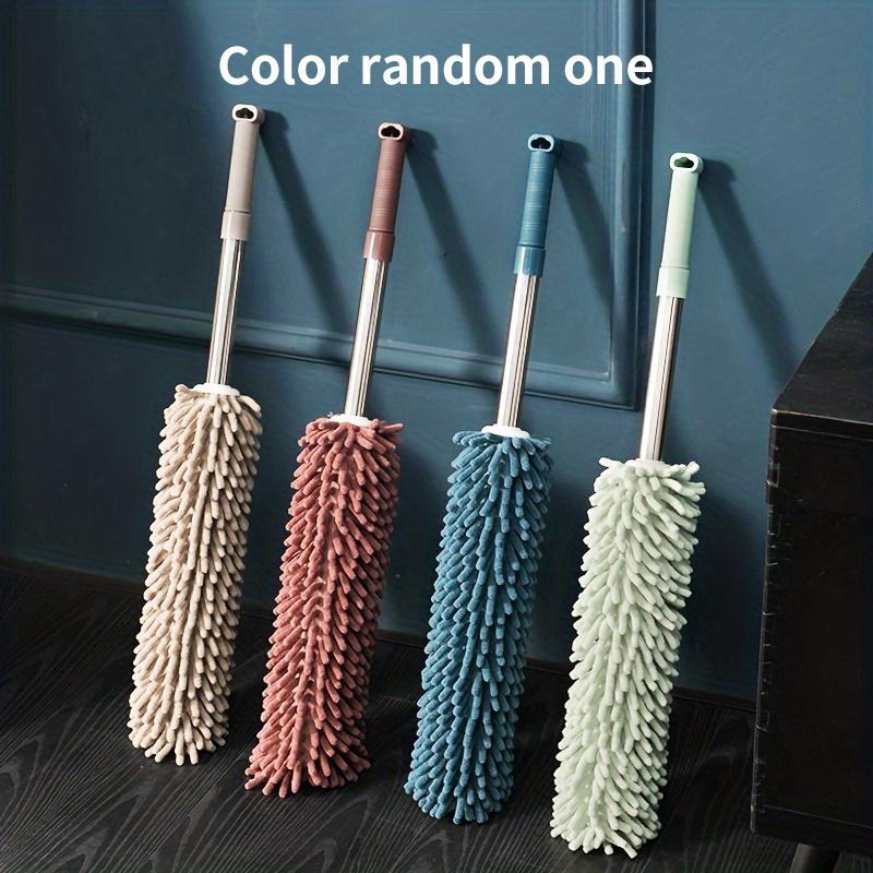 [1 Stück Waschbarer Chenille Staubwedel] Waschbarer Chenille Teleskop Staubwedel | Ausziehbarer Stiel Abnehmbares Reinigungspinsel Werkzeug für Auto, Fenster, Möbel