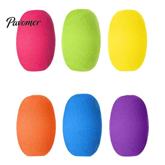 Writing Fatigue Relief 6Pcs Pencil And Pen Grips for Kids Handwriting, Reusable Adults, Finger Positioning Aid Soft EVA Foam Cushioned Holders