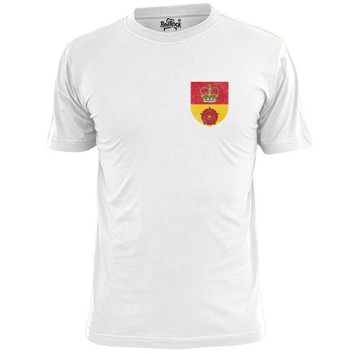 Mens Hampshire County Shield Badge T shirt Cricket Sport S