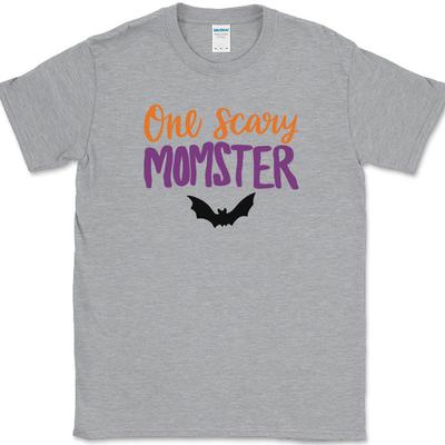 One Scary Monster T-Shirt Funny Humor Novelty Tee
