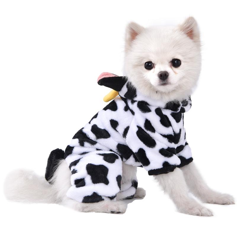 Pet Dog Clothes Soft Warm Fleece Dogs Jumpsuits Pet Clothing for Small Dogs Puppy Cats Clothes Chihuahua Yorkshire Costume Coat
