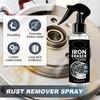 Yousheng Iron Remover Spray for Cars, Rust Remover for Wheels Brake Dust, 120ml Metal Cleaner for Auto Paint, Fast Dissolve Rust Stain