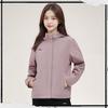 Li Ning Minimalist Brand Logo Loose Windbreaker Hoodie Women Outerwear AFDVJ56-2