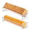 1/2Pcs Clear Cracker Serving Tray U/V Shape Cookie Display Stand Snack Serving Tray  Picnic