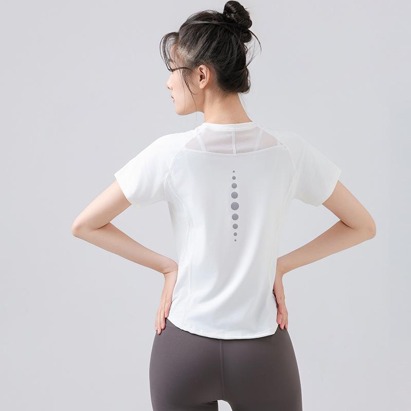 2024 Women's Slim Fit Breathable Quick-Dry Short-Sleeved Yoga & Running T-Shirt