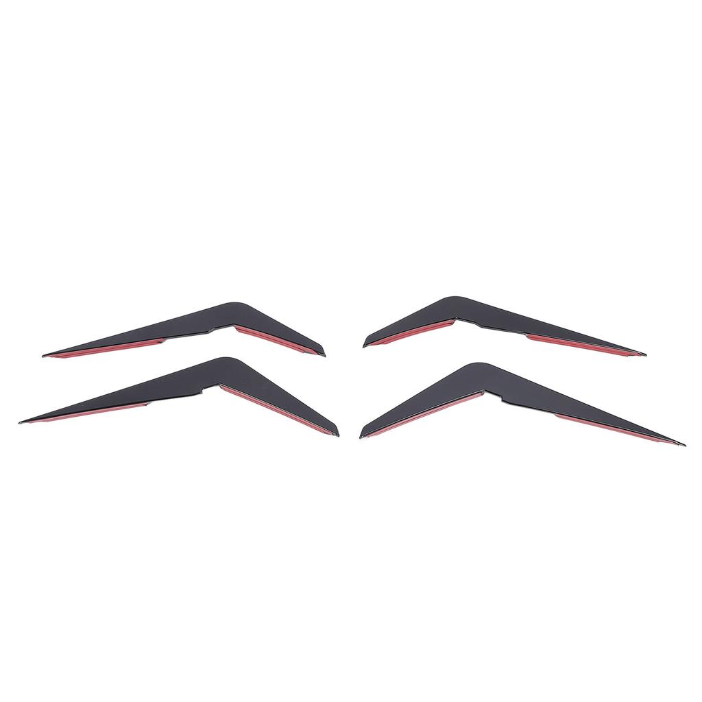 4 Stuks Voorbumper Zijventilatie Sierkap Canard Mistlicht Frame Canard Vervanging voor X5 G05 LCI M Sport 2023 en Later