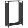 VidaXL Portant de bois chauffage noir 60x28x90 cm acier laminé à froid, support à bûches de cheminée, support à bûches, 864211
