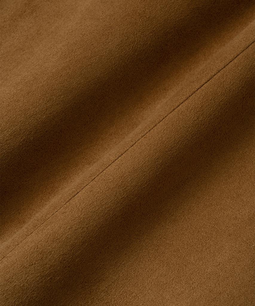 Basika Suede Single Jacket_Brown