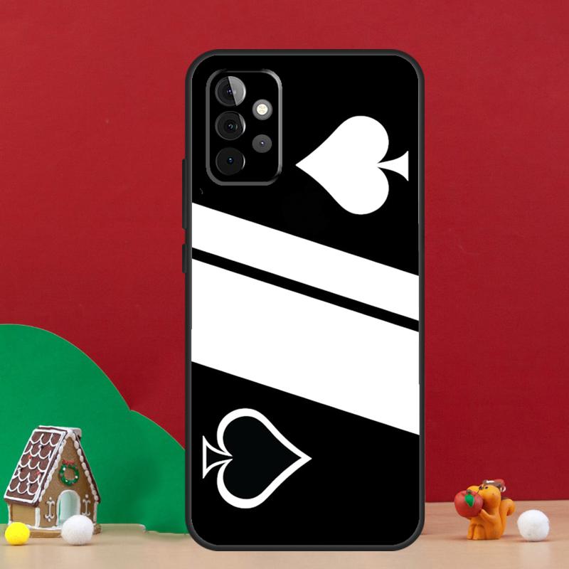 Ace of Spades Poker Case For Samsung Galaxy A36 A56 A06 A13 A53 A32 A12 A22 A52 A35 A17 A16 A55 A15 A54 A34 A14