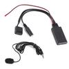 Car Bluetooth AUX‑IN Cable Adapter with Microphone Handsfree Calling Fit for Ford Focus 6000CD