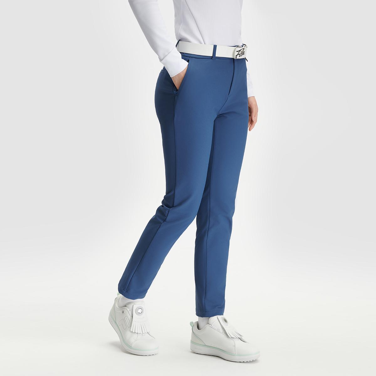 

Новые повседневные брюки серии FILA Golf для женщин, глубокий элегантный синий A11W445802FDB 170/70A/L