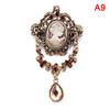  Cameo Vintage Brooches For Women Queen'S Cameo Beauty
