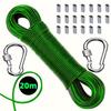 Stainless Steel Wire Rope Dog Leash - Anti-Bite, Durable, Outdoor Tent/Clothesline Use.