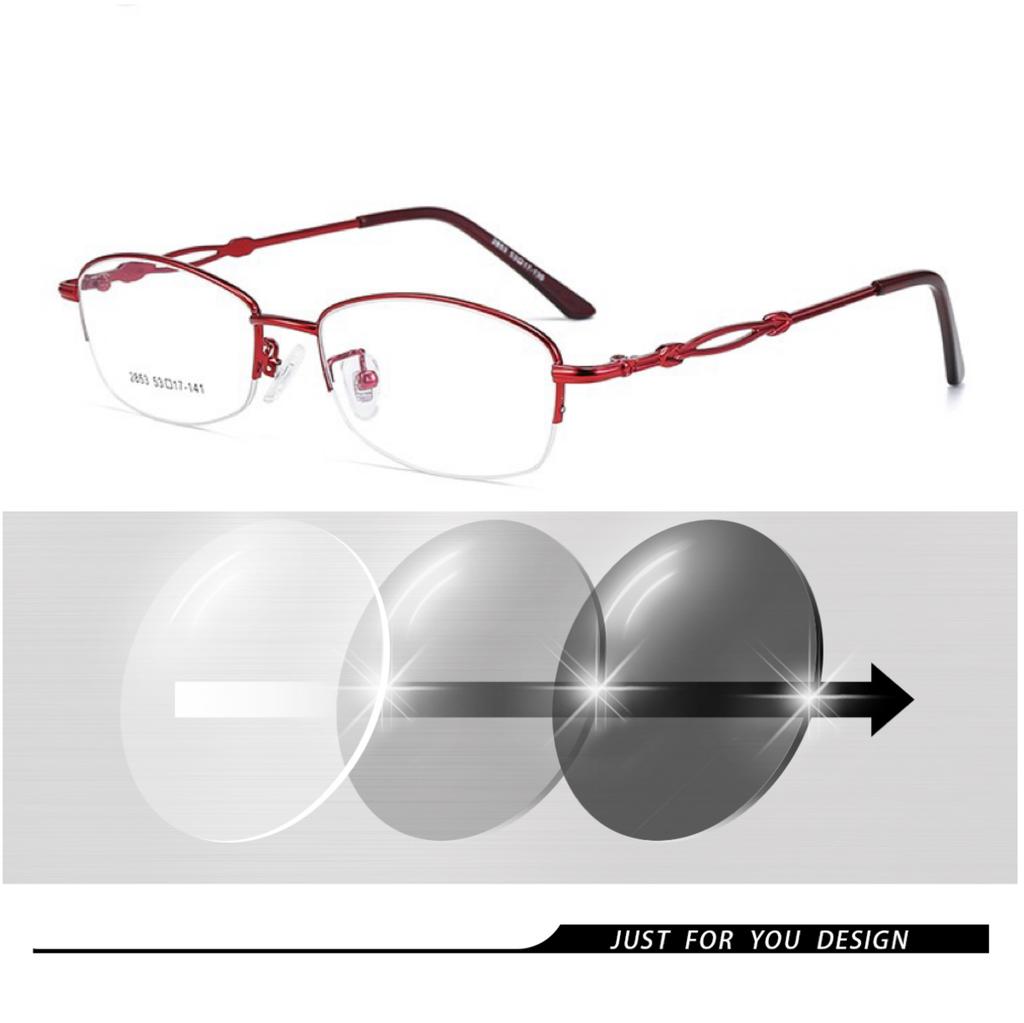 Photochromic Lens Eye Glasses Men's Women's Myopia Prescription Lenses Eyeglasses Finished Glasses Students Short Sight Eyewear 0 -0.5 -1 -1.25 -1.5