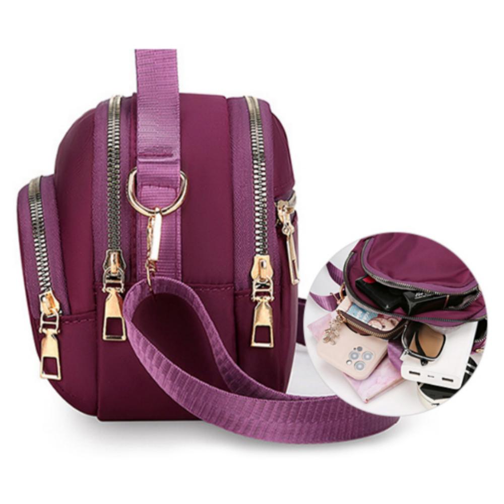 Travel Outing Waterproof Mini Tote Cross Bag Tambourine Shell Bag Women/Student Bag Promotional Print Gift