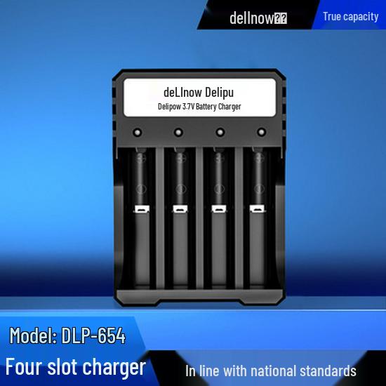 Delipow 18650 12775mWh High-Capacity Lithium Battery for High-Power Flashlights