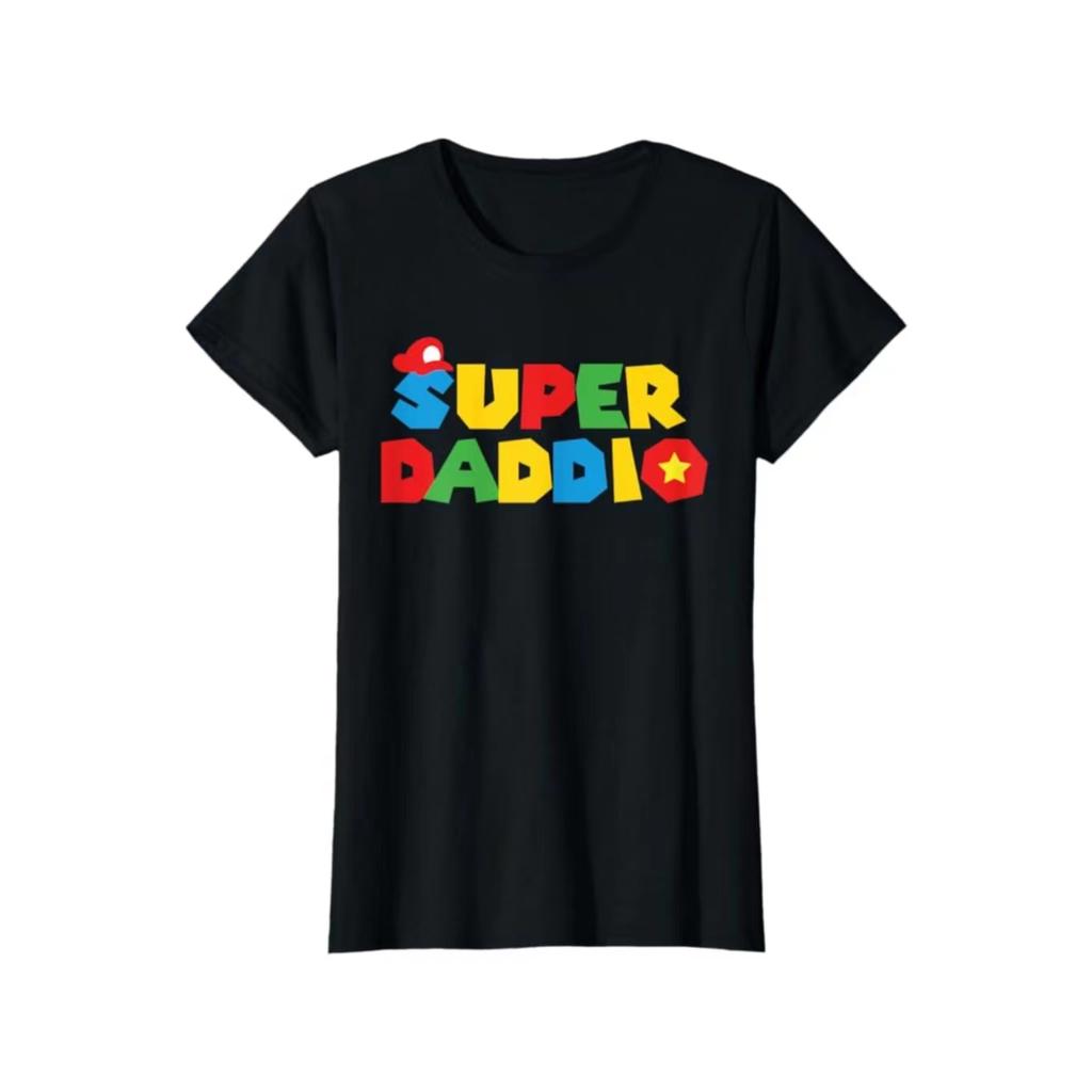 2024 Fathers Day Gift for Dad Gift from Son Daughter Kids Wife Womens Crew Neck Fashion Trend New TShirt
