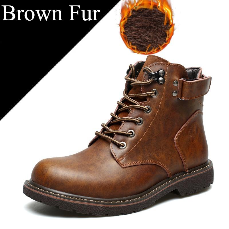 Luxus Herren Stiefeletten Retro Britische High-Top Herrenstiefel Mode Hochwertige Lederschuhe 2025 Neu Outdoor Herren Motorradstiefel