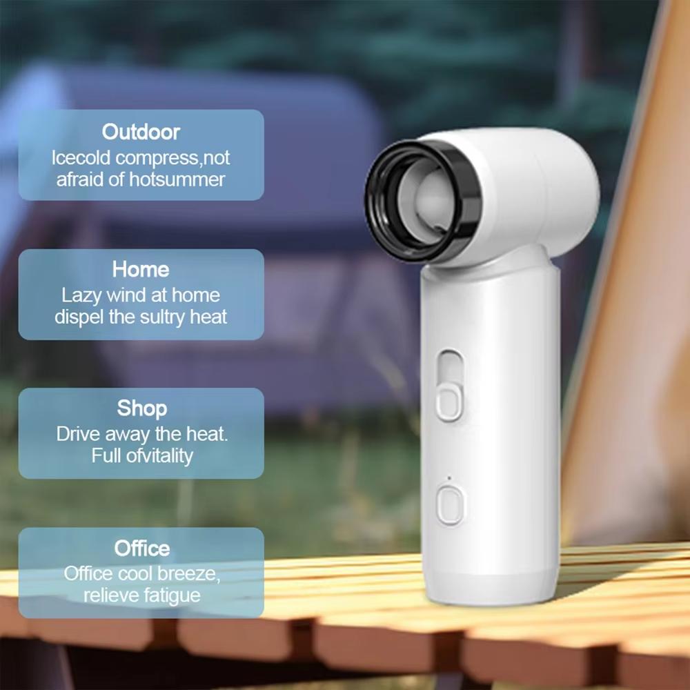 USB High-speed Portable Handheld Fan Long Endurance Travel Fan, Adjustable Hair Dryer Turbocharged Mini High-speed Cooling Fan
